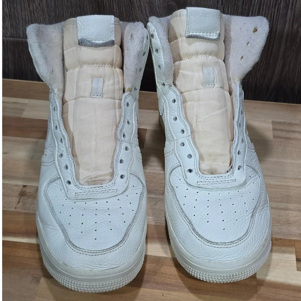 Nike Air Force 1 High‎ Sculpt Sail DC3590-102 Womens 9.5 White Retro Sneakers